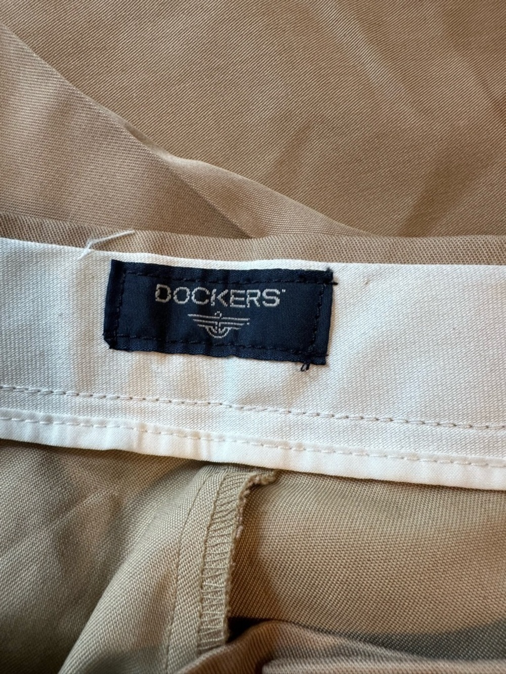 Dockers Mens Khaki Pleated Khaki Dress Pants - Picture 7 of 9
